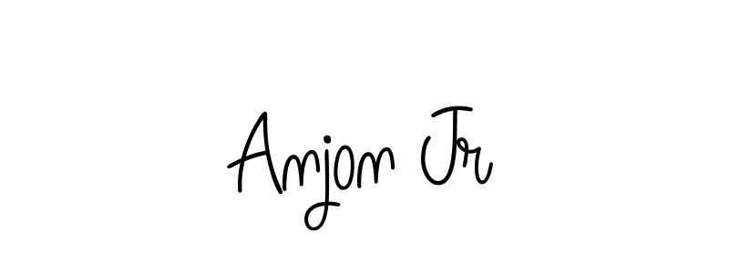 How to make Anjon Jr signature? Angelique-Rose-font-FFP is a professional autograph style. Create handwritten signature for Anjon Jr name. Anjon Jr signature style 5 images and pictures png
