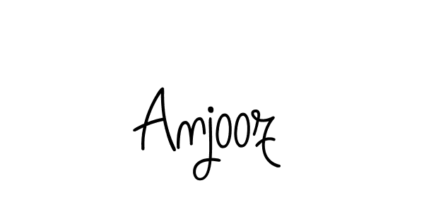 Use a signature maker to create a handwritten signature online. With this signature software, you can design (Angelique-Rose-font-FFP) your own signature for name Anjooz. Anjooz signature style 5 images and pictures png