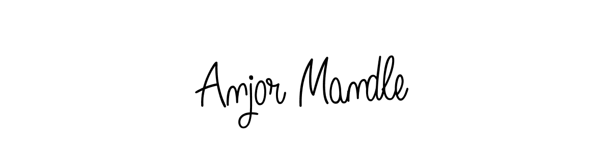 Best and Professional Signature Style for Anjor Mandle. Angelique-Rose-font-FFP Best Signature Style Collection. Anjor Mandle signature style 5 images and pictures png