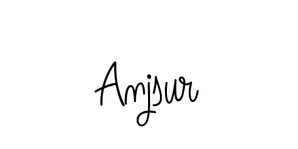 Angelique-Rose-font-FFP is a professional signature style that is perfect for those who want to add a touch of class to their signature. It is also a great choice for those who want to make their signature more unique. Get Anjsur name to fancy signature for free. Anjsur signature style 5 images and pictures png