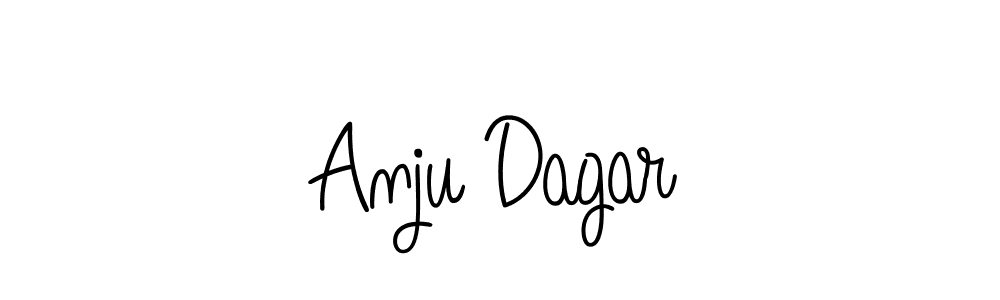 Make a beautiful signature design for name Anju Dagar. Use this online signature maker to create a handwritten signature for free. Anju Dagar signature style 5 images and pictures png