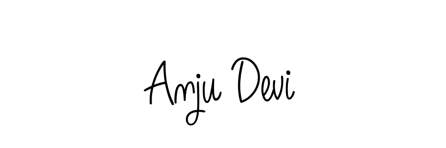 Create a beautiful signature design for name Anju Devi. With this signature (Angelique-Rose-font-FFP) fonts, you can make a handwritten signature for free. Anju Devi signature style 5 images and pictures png