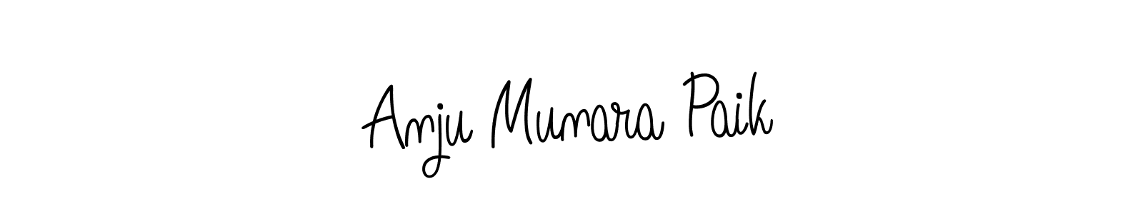 Also You can easily find your signature by using the search form. We will create Anju Munara Paik name handwritten signature images for you free of cost using Angelique-Rose-font-FFP sign style. Anju Munara Paik signature style 5 images and pictures png