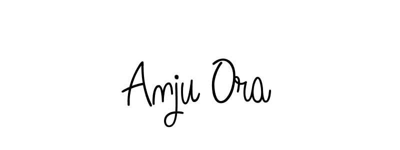 Here are the top 10 professional signature styles for the name Anju Ora. These are the best autograph styles you can use for your name. Anju Ora signature style 5 images and pictures png