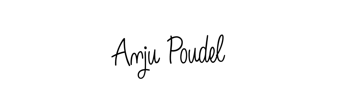 Make a beautiful signature design for name Anju Poudel. Use this online signature maker to create a handwritten signature for free. Anju Poudel signature style 5 images and pictures png