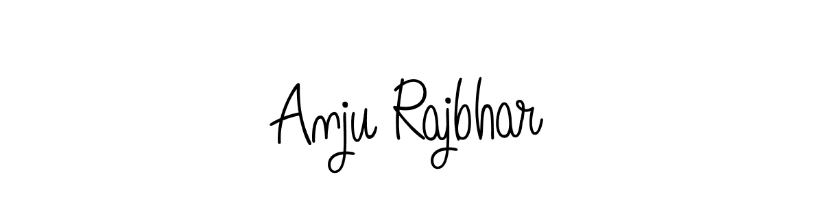 Also we have Anju Rajbhar name is the best signature style. Create professional handwritten signature collection using Angelique-Rose-font-FFP autograph style. Anju Rajbhar signature style 5 images and pictures png