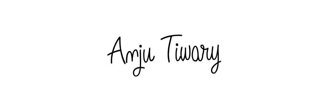 How to make Anju Tiwary name signature. Use Angelique-Rose-font-FFP style for creating short signs online. This is the latest handwritten sign. Anju Tiwary signature style 5 images and pictures png