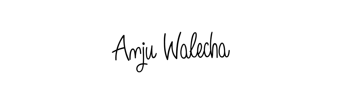Best and Professional Signature Style for Anju Walecha. Angelique-Rose-font-FFP Best Signature Style Collection. Anju Walecha signature style 5 images and pictures png