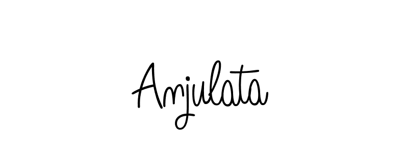 Make a short Anjulata signature style. Manage your documents anywhere anytime using Angelique-Rose-font-FFP. Create and add eSignatures, submit forms, share and send files easily. Anjulata signature style 5 images and pictures png