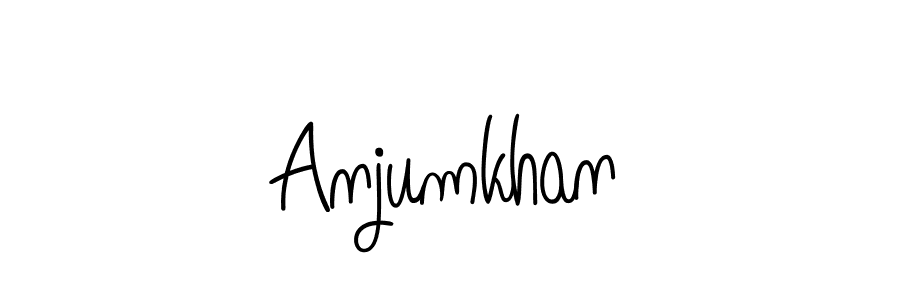 Create a beautiful signature design for name Anjumkhan. With this signature (Angelique-Rose-font-FFP) fonts, you can make a handwritten signature for free. Anjumkhan signature style 5 images and pictures png