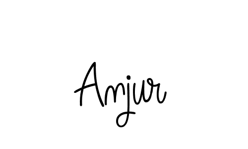 Create a beautiful signature design for name Anjur. With this signature (Angelique-Rose-font-FFP) fonts, you can make a handwritten signature for free. Anjur signature style 5 images and pictures png