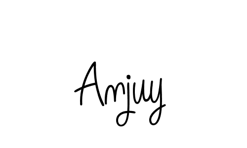 How to make Anjuy signature? Angelique-Rose-font-FFP is a professional autograph style. Create handwritten signature for Anjuy name. Anjuy signature style 5 images and pictures png