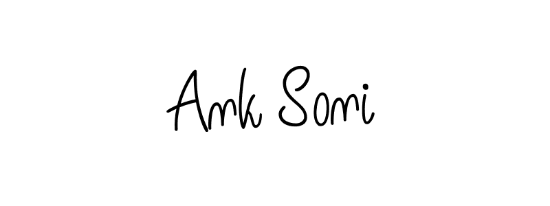 Best and Professional Signature Style for Ank Soni. Angelique-Rose-font-FFP Best Signature Style Collection. Ank Soni signature style 5 images and pictures png