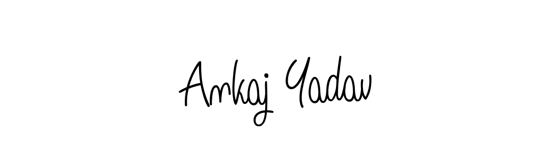 Ankaj Yadav stylish signature style. Best Handwritten Sign (Angelique-Rose-font-FFP) for my name. Handwritten Signature Collection Ideas for my name Ankaj Yadav. Ankaj Yadav signature style 5 images and pictures png