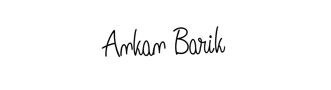 Angelique-Rose-font-FFP is a professional signature style that is perfect for those who want to add a touch of class to their signature. It is also a great choice for those who want to make their signature more unique. Get Ankan Barik name to fancy signature for free. Ankan Barik signature style 5 images and pictures png