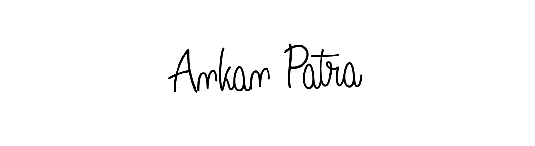 Use a signature maker to create a handwritten signature online. With this signature software, you can design (Angelique-Rose-font-FFP) your own signature for name Ankan Patra. Ankan Patra signature style 5 images and pictures png