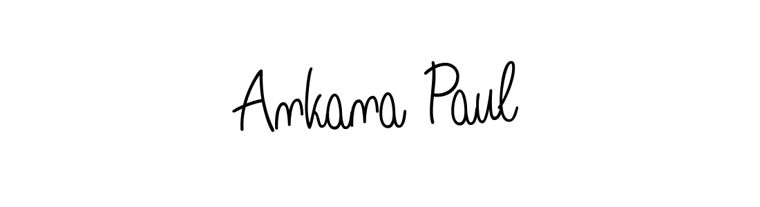 Also we have Ankana Paul name is the best signature style. Create professional handwritten signature collection using Angelique-Rose-font-FFP autograph style. Ankana Paul signature style 5 images and pictures png