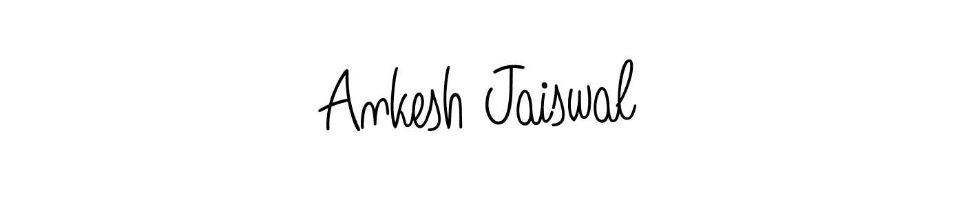 Ankesh Jaiswal stylish signature style. Best Handwritten Sign (Angelique-Rose-font-FFP) for my name. Handwritten Signature Collection Ideas for my name Ankesh Jaiswal. Ankesh Jaiswal signature style 5 images and pictures png