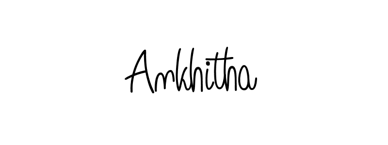 Ankhitha stylish signature style. Best Handwritten Sign (Angelique-Rose-font-FFP) for my name. Handwritten Signature Collection Ideas for my name Ankhitha. Ankhitha signature style 5 images and pictures png