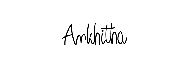 Ankhitha stylish signature style. Best Handwritten Sign (Angelique-Rose-font-FFP) for my name. Handwritten Signature Collection Ideas for my name Ankhitha. Ankhitha signature style 5 images and pictures png