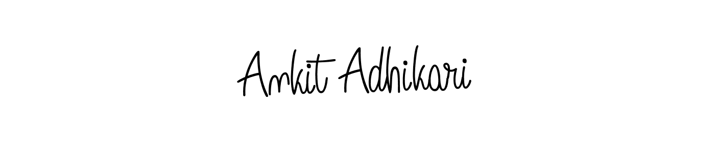 Create a beautiful signature design for name Ankit Adhikari. With this signature (Angelique-Rose-font-FFP) fonts, you can make a handwritten signature for free. Ankit Adhikari signature style 5 images and pictures png