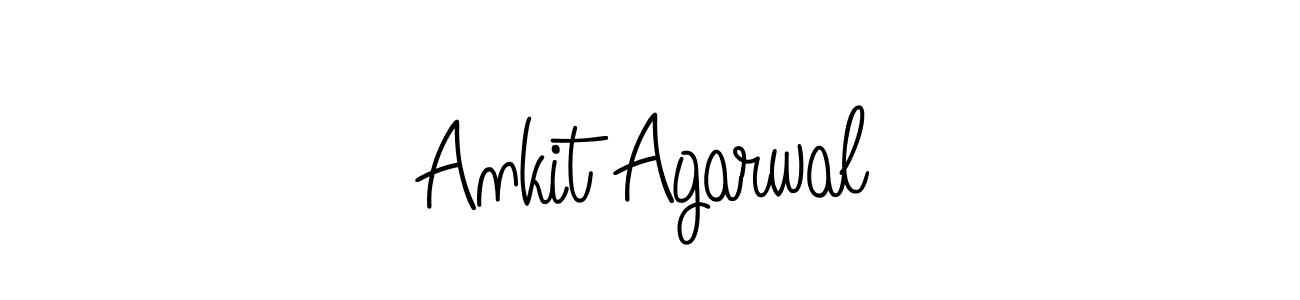 Design your own signature with our free online signature maker. With this signature software, you can create a handwritten (Angelique-Rose-font-FFP) signature for name Ankit Agarwal. Ankit Agarwal signature style 5 images and pictures png