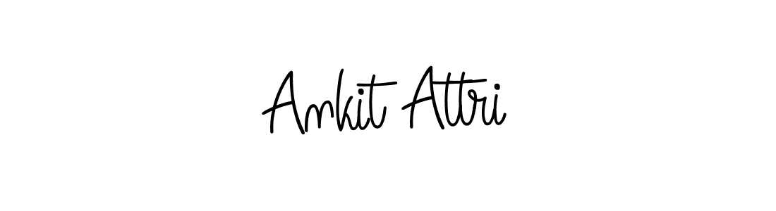 You should practise on your own different ways (Angelique-Rose-font-FFP) to write your name (Ankit Attri) in signature. don't let someone else do it for you. Ankit Attri signature style 5 images and pictures png