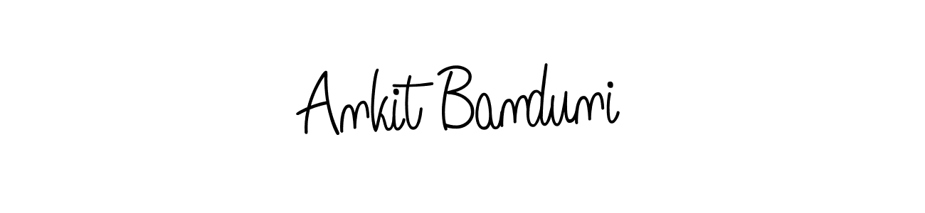 Make a beautiful signature design for name Ankit Banduni. Use this online signature maker to create a handwritten signature for free. Ankit Banduni signature style 5 images and pictures png