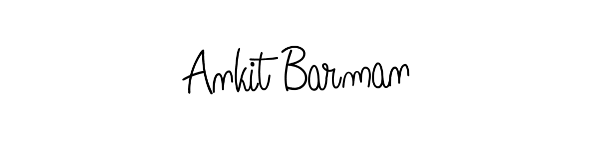The best way (Angelique-Rose-font-FFP) to make a short signature is to pick only two or three words in your name. The name Ankit Barman include a total of six letters. For converting this name. Ankit Barman signature style 5 images and pictures png