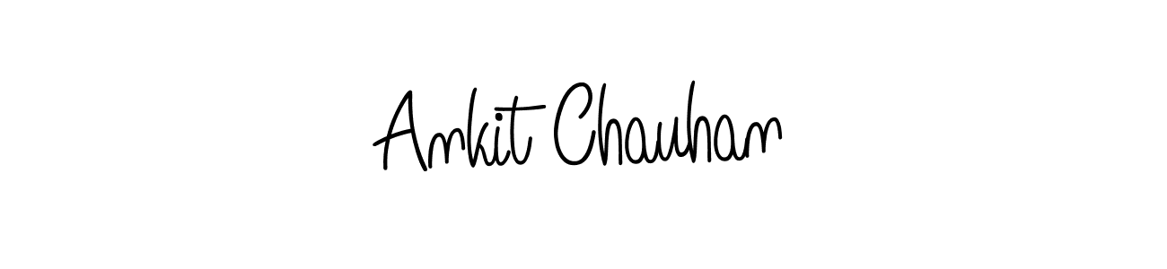 Create a beautiful signature design for name Ankit Chauhan. With this signature (Angelique-Rose-font-FFP) fonts, you can make a handwritten signature for free. Ankit Chauhan signature style 5 images and pictures png