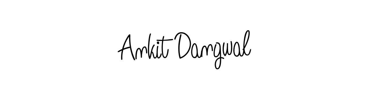 Make a beautiful signature design for name Ankit Dangwal. With this signature (Angelique-Rose-font-FFP) style, you can create a handwritten signature for free. Ankit Dangwal signature style 5 images and pictures png