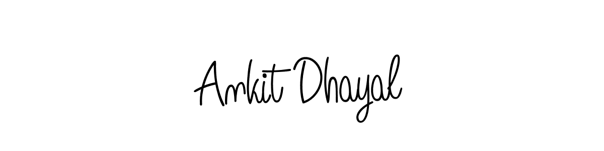 Design your own signature with our free online signature maker. With this signature software, you can create a handwritten (Angelique-Rose-font-FFP) signature for name Ankit Dhayal. Ankit Dhayal signature style 5 images and pictures png