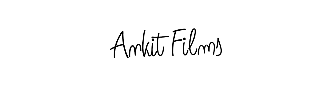 How to make Ankit Films name signature. Use Angelique-Rose-font-FFP style for creating short signs online. This is the latest handwritten sign. Ankit Films signature style 5 images and pictures png