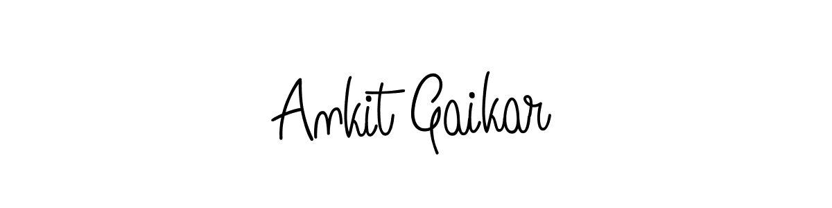 Ankit Gaikar stylish signature style. Best Handwritten Sign (Angelique-Rose-font-FFP) for my name. Handwritten Signature Collection Ideas for my name Ankit Gaikar. Ankit Gaikar signature style 5 images and pictures png