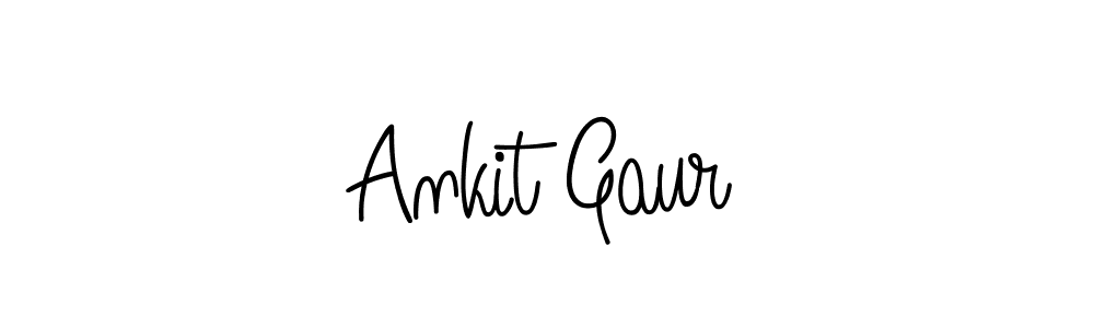 Ankit Gaur stylish signature style. Best Handwritten Sign (Angelique-Rose-font-FFP) for my name. Handwritten Signature Collection Ideas for my name Ankit Gaur. Ankit Gaur signature style 5 images and pictures png