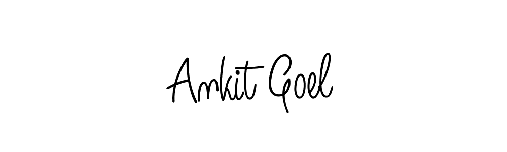 How to make Ankit Goel name signature. Use Angelique-Rose-font-FFP style for creating short signs online. This is the latest handwritten sign. Ankit Goel signature style 5 images and pictures png