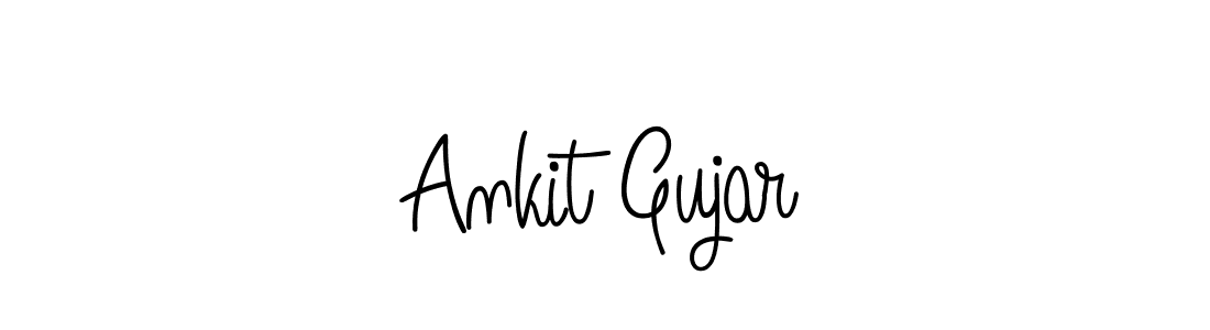 Design your own signature with our free online signature maker. With this signature software, you can create a handwritten (Angelique-Rose-font-FFP) signature for name Ankit Gujar. Ankit Gujar signature style 5 images and pictures png