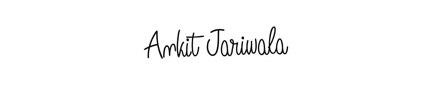 Design your own signature with our free online signature maker. With this signature software, you can create a handwritten (Angelique-Rose-font-FFP) signature for name Ankit Jariwala. Ankit Jariwala signature style 5 images and pictures png