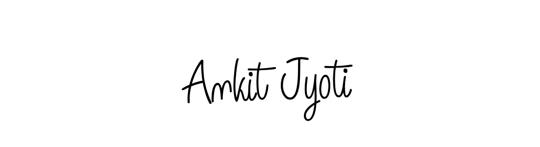 Use a signature maker to create a handwritten signature online. With this signature software, you can design (Angelique-Rose-font-FFP) your own signature for name Ankit Jyoti. Ankit Jyoti signature style 5 images and pictures png