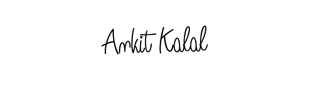 How to make Ankit Kalal name signature. Use Angelique-Rose-font-FFP style for creating short signs online. This is the latest handwritten sign. Ankit Kalal signature style 5 images and pictures png