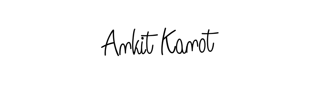 How to make Ankit Kanot name signature. Use Angelique-Rose-font-FFP style for creating short signs online. This is the latest handwritten sign. Ankit Kanot signature style 5 images and pictures png