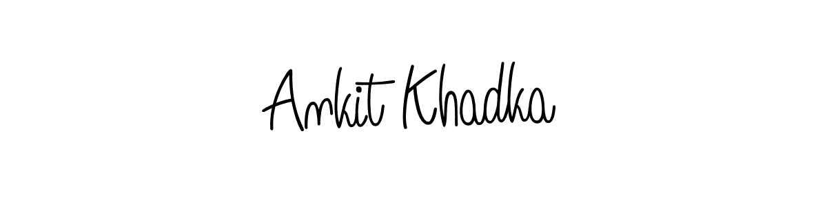 Make a beautiful signature design for name Ankit Khadka. Use this online signature maker to create a handwritten signature for free. Ankit Khadka signature style 5 images and pictures png