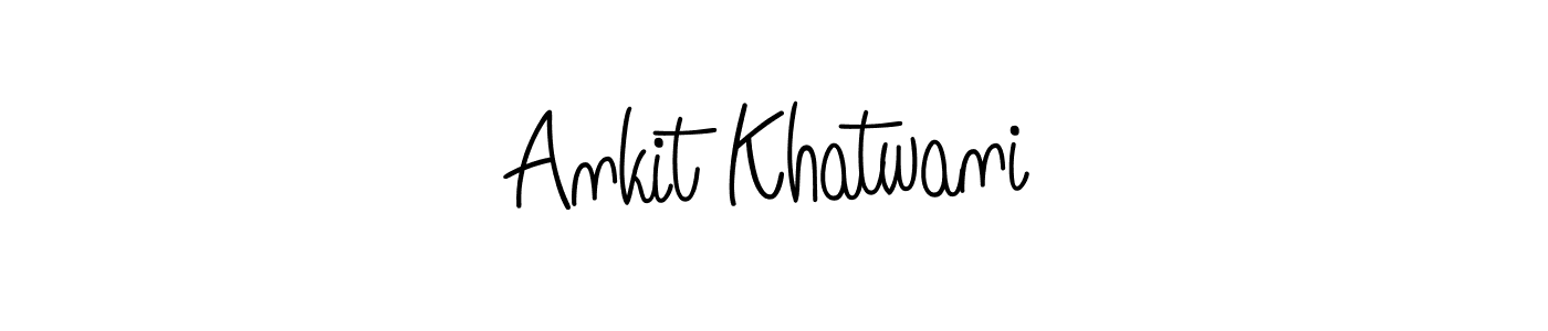 Also we have Ankit Khatwani name is the best signature style. Create professional handwritten signature collection using Angelique-Rose-font-FFP autograph style. Ankit Khatwani signature style 5 images and pictures png