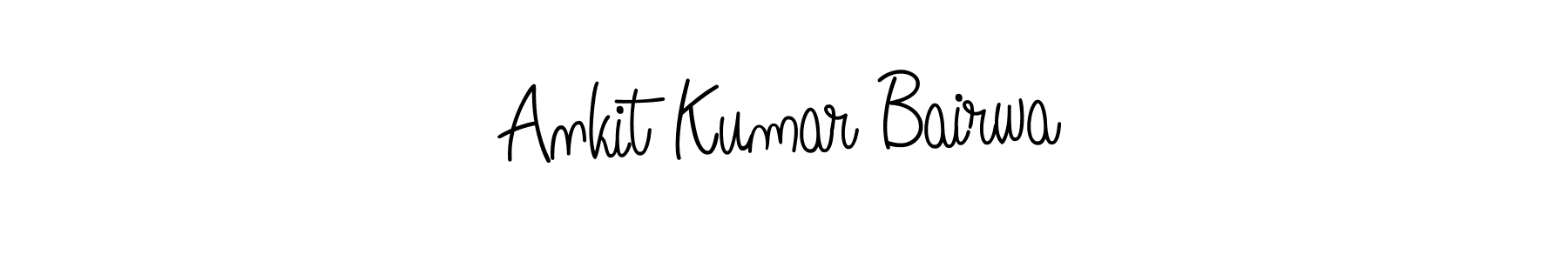 Use a signature maker to create a handwritten signature online. With this signature software, you can design (Angelique-Rose-font-FFP) your own signature for name Ankit Kumar Bairwa. Ankit Kumar Bairwa signature style 5 images and pictures png