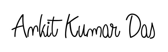 Give your name Ankit Kumar Das an exquisite flair with the Angelique-Rose-font-FFP script font. Ideal for contracts, resumes, and formal letterheads. Ankit Kumar Das signature style 5 images and pictures png