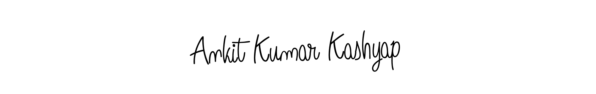 Ankit Kumar Kashyap stylish signature style. Best Handwritten Sign (Angelique-Rose-font-FFP) for my name. Handwritten Signature Collection Ideas for my name Ankit Kumar Kashyap. Ankit Kumar Kashyap signature style 5 images and pictures png