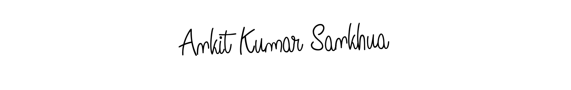 Ankit Kumar Sankhua stylish signature style. Best Handwritten Sign (Angelique-Rose-font-FFP) for my name. Handwritten Signature Collection Ideas for my name Ankit Kumar Sankhua. Ankit Kumar Sankhua signature style 5 images and pictures png