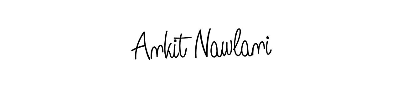 Make a beautiful signature design for name Ankit Nawlani. With this signature (Angelique-Rose-font-FFP) style, you can create a handwritten signature for free. Ankit Nawlani signature style 5 images and pictures png