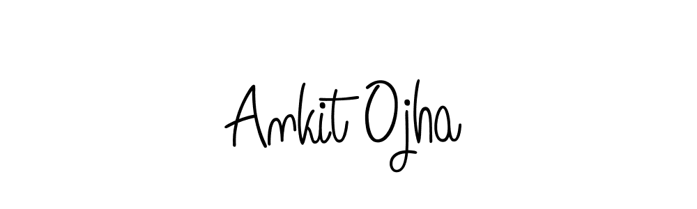 Also we have Ankit Ojha name is the best signature style. Create professional handwritten signature collection using Angelique-Rose-font-FFP autograph style. Ankit Ojha signature style 5 images and pictures png