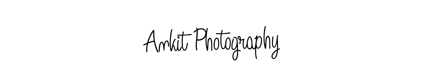 Design your own signature with our free online signature maker. With this signature software, you can create a handwritten (Angelique-Rose-font-FFP) signature for name Ankit Photography. Ankit Photography signature style 5 images and pictures png